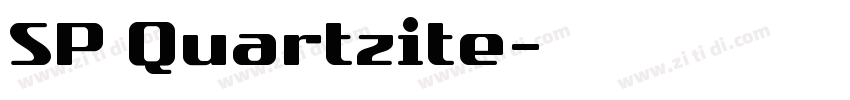 SP Quartzite字体转换